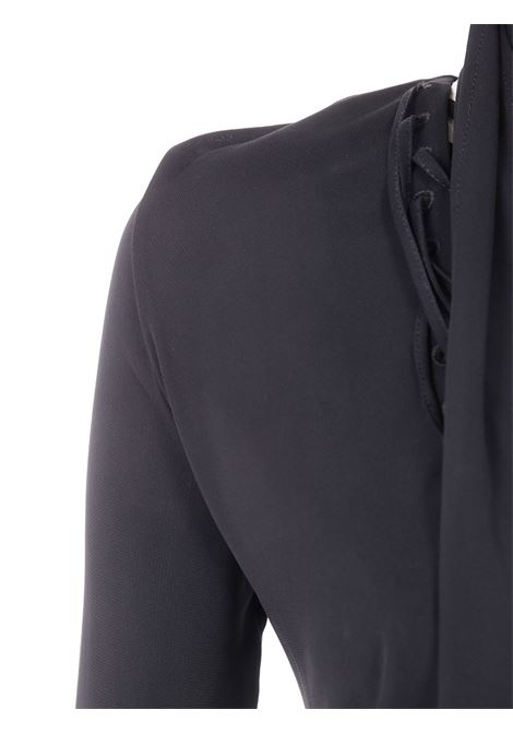 Black scarf-detail long dressThe attico - women THE ATTICO | 251WCW00243VVV105AA100